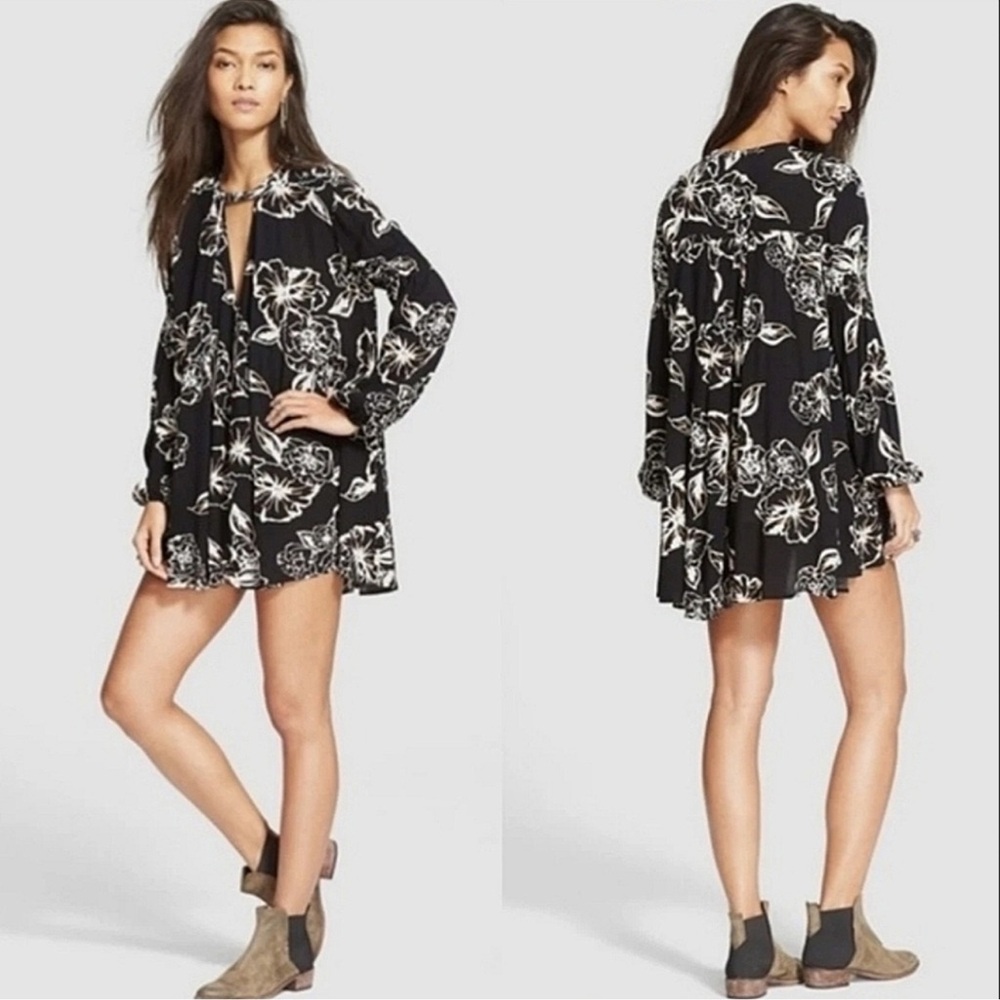FP | Snap Out of it Floral Swing Tunic | Size Small